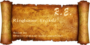 Ringbauer Enikő névjegykártya